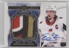 2017-18 Upper Deck The Cup Limited Logos 18/25 Erik Karlsson #LL-EK Auto 0c3