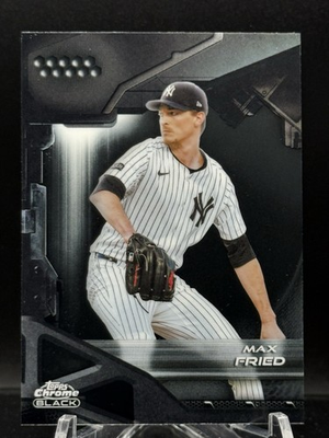 #ad 2026 Topps Chrome Black Max Fried #122 New York Yankees QTY $2.49