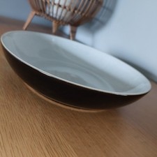 Denby Elements Gloss Jet Black Pasta Bowl 22cm ExCon