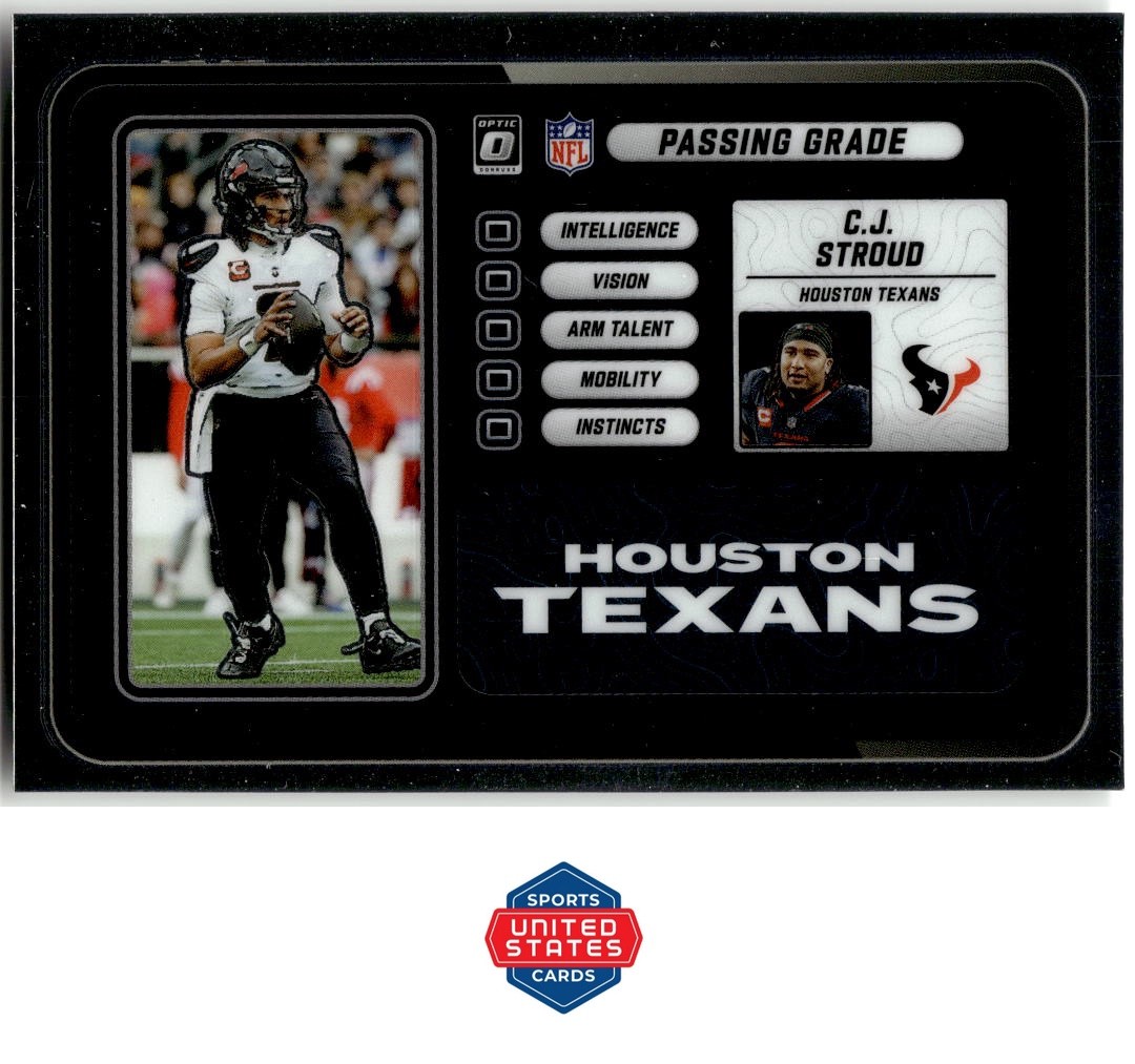 2025 Donruss Optic #9 C.J. Stroud Passing Grade 2025 Donruss Optic #9 C.J. Stroud Passing Grade