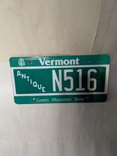 Vermont 2021 Antique Car License Plate Tag N516 FREE SHIPPING 
