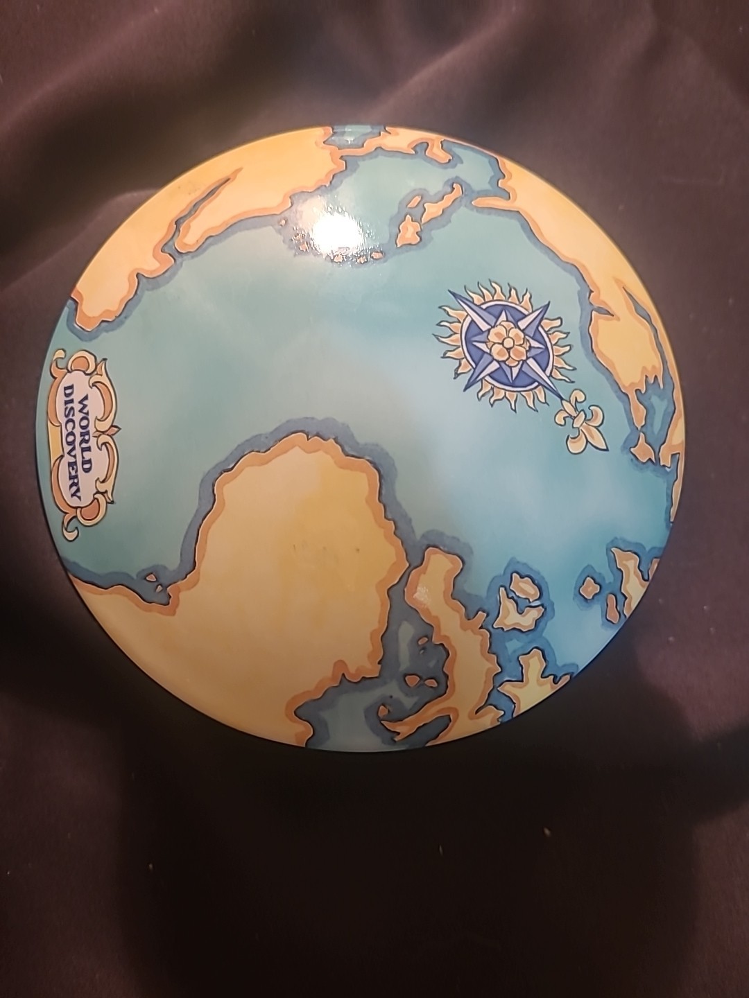 Vintage Tiffany & Co Tauck World Discovery Porcelain Jewelry Box France