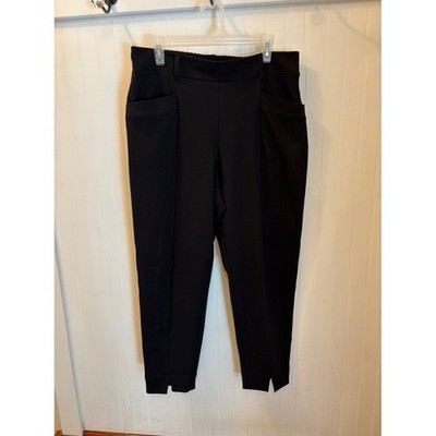 Maurices Black Ankle Tapered Pants Size Large Regular