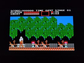 Castlevania (Nintendo NES, 1987) *5 viti Hangtab Circle* COMPLETO CIB autentico