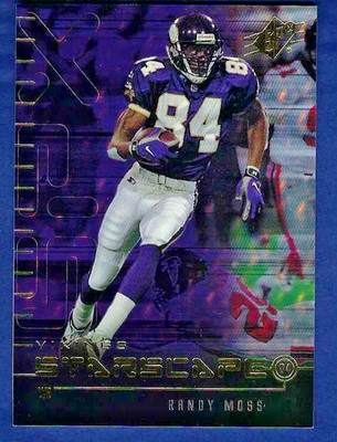 1999 Upper Deck SPx Randy Moss Starscape Insert #ST1 - 2nd Year