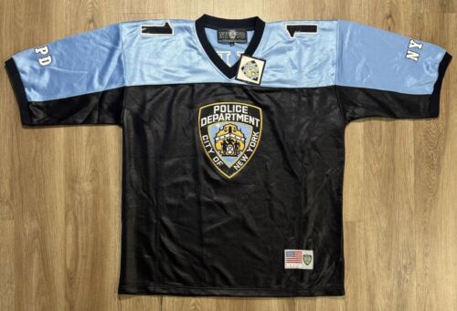 Vintage 2002 New York Police Department Jersey Size XL - Picture 1 of 19