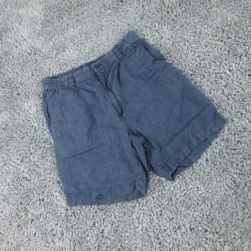 Nautica Shorts Mens 36 Blue Linen Rigger Chino 34x8* - Picture 3 of 15