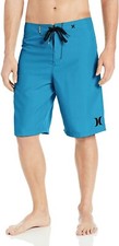 Hurley Teal One  Only 22" Boardshorts L44116 Mens Size 36