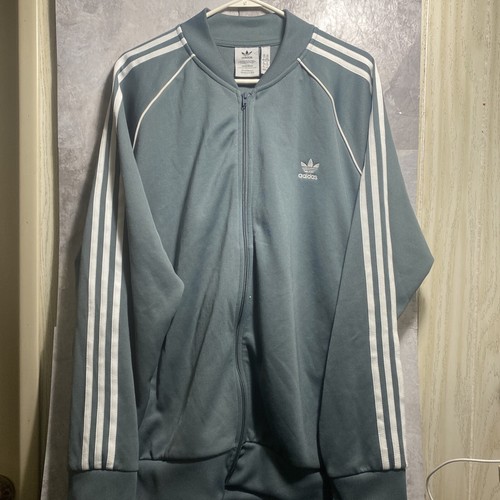 adidas Originals Adicolor Classics Primeblue SST Track Jacket Grey GN3516  Men's | eBay