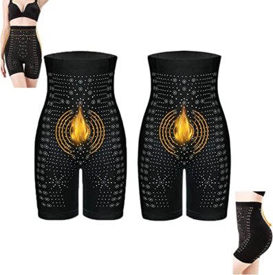 4x Titanium Fiber Shaping Shorts - Selbstaufheizende Tourmalin Figurformshorts