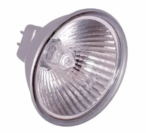 10 X Nelson 35W 12V Halogen Lamps MR16 GU5.3 Light Lamp Bulb Glass Cover Beam 38 - Picture 1 of 9