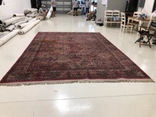 10' x14' Antique Original Karastan 717 Multicolor Panel Kirman Wool American Rug