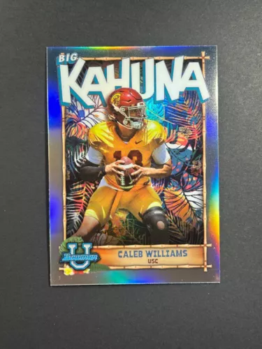 CALEB WILLIAMS 2022 BOWMAN CHROME U #TBK-4 BIG KAHUNA USC
