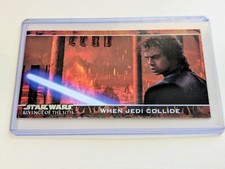2005 Star Wars Revenge of the Sith Widevision Trading Card #59 When Jedi Collide