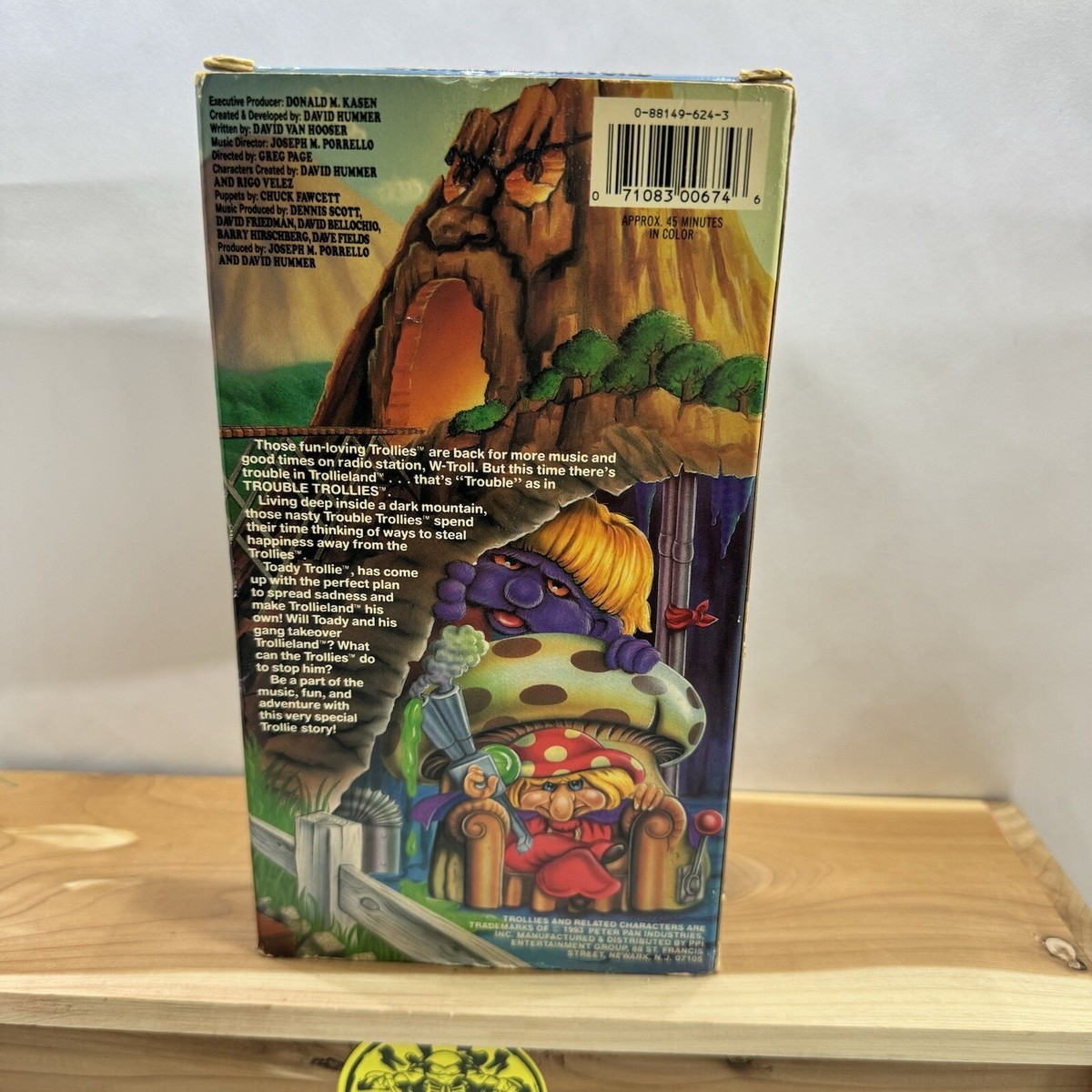 Trollies Musical Adventure (VHS 1993) Trolls Sing A Long Kids