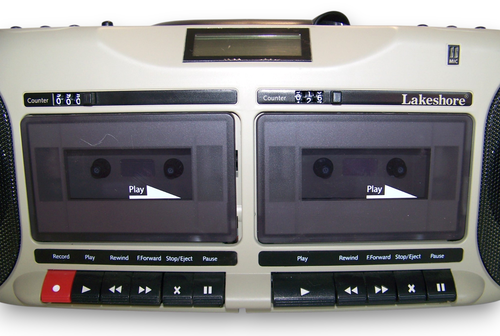 Lakeshore Classroom CD & Dual Cassette Player Boom Box Tested Works! Model EE494 - Picture 2 of 5