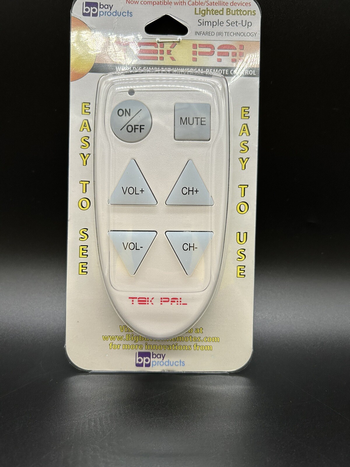 HY-TEK Tek Pal Remote Large Big Button Lighted Easy To Use/Easy To See New!!!