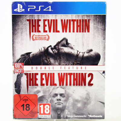Sony Playstation 4 PS4 OVP PAL The Evil Within 2 Double Feature Beide Teile NEU
