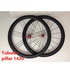 700c Ultra Light Road Bike Carbon Wheels Depth 38/50/60/88mm Tubular 18/21 Holes