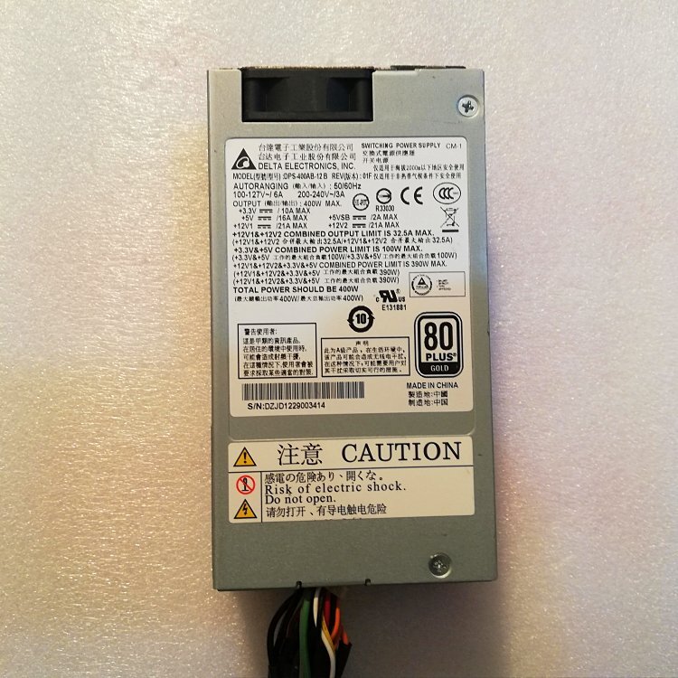 Delta Power DPS-400AB-12A 400W Small 1U All-in-One Flex Power Delta Power DPS-400AB-12A 400W Small 1U All-in-One Flex Power
