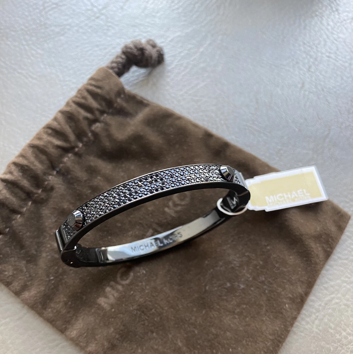 Michael kors black bracelet deals