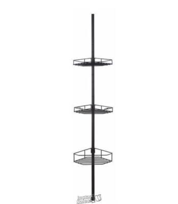 3-Tier Tension Rod Caddy Bronze