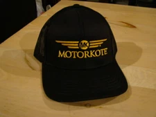 Motorkote Oil Treatment fishing golfing baseball Hat Cap - Black Snapback - NWOT