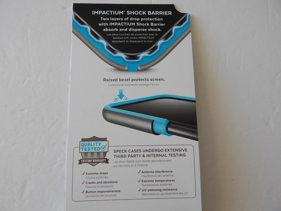 Funda Speck Presidio Grip iPhone 8/7/6S/6 Plus 5.5" Blanca/Heliotropo Púrpura Nueva Foto 4 de 4