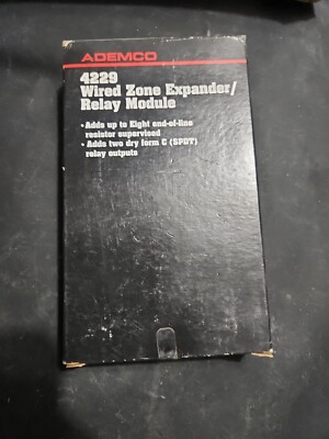 4229 Expander Module ADEMCO 4229 wired zone expander / relay module | eBay