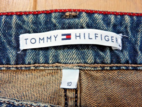 Tommy Hilfiger Jeans Ladies Classic Straight Fit Blue Size UK 10 - Picture 4 of 12