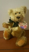 Gund America's Teddy Bear Nesbit 11" #15053 Faux Mohair Jointed Golden NWT