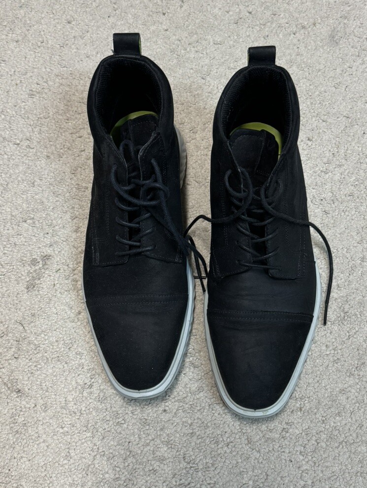 ECCO Mens ST.1 Hybrid Chukka Boots Black Size EU 43 … Gem