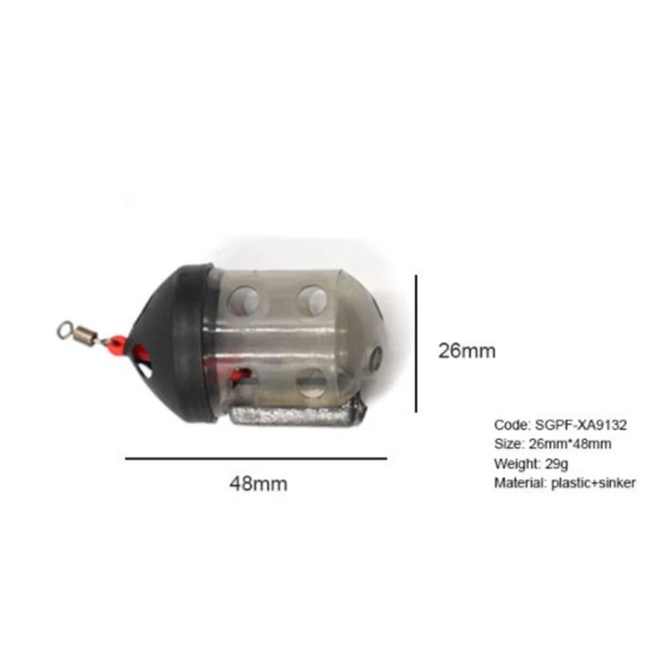 Premium Cap Swim Feeder for Maggots Groundbait Fishing Strong and Reliable - image 4 of 4