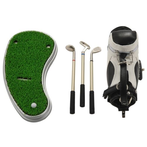 Golf Pens with Golf Bag Holder,Novelty Gifts with 3 Pieces Aluminum Pen Office D - Picture 1 of 8
