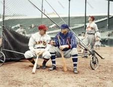 DO525 Burleigh Grimes Dazzy Vance Spit Ballers 8x10 11x14 16x20 Colorized Photo