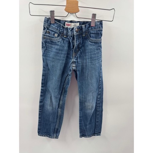 Neu mit Etikett Levi's 511 Skinny blau Denim 5-Pocket Knopfleiste Kinderjeans Größe 7