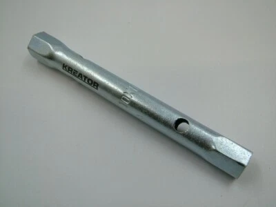 KREATOR Box spanner, 9 x 10mm, hole each end for bar, made of special A3 steel