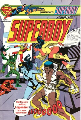 Superboy 1980 Nr. 9 sehr guter Zustand 2+ (Ehapa) mit Sammelmarke