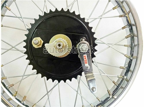 Vintage 19" Wheel Rim Complete With Spokes Half & Width Hub BSA Enfield - Picture 2 of 4