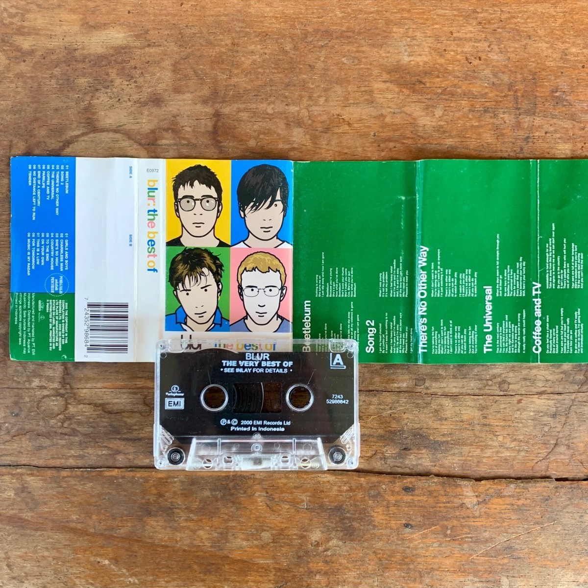 The Best Of by Blur (CASSETTE TAPES VG, OCT-2000, EMI