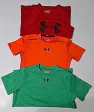 Lot of 3 Boys Under Armour Shirts Size Large