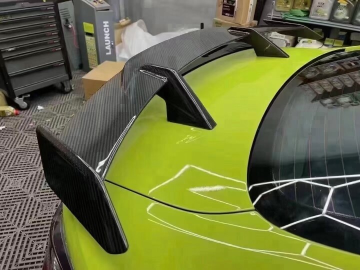 For Audi R8 GT V8 V10 2008-2015 Rear Trunk Spoiler Boot Wing Carbon Fiber Style