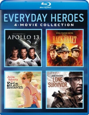 Everyday Heroes 4-Movie Collection (Blu-ray) Apollo 13 / Backdraft / Brockovich