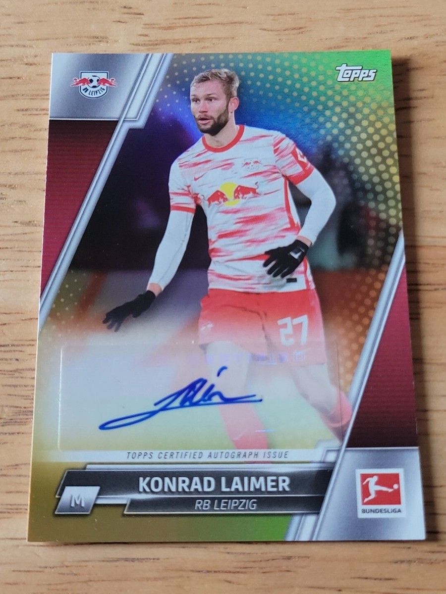 コンラート・ライマー【10シリ】topps BUNDESLIGA 2021-22 Topps Bundesliga Autographs Gold Foil #BCAKL Konrad Laimer