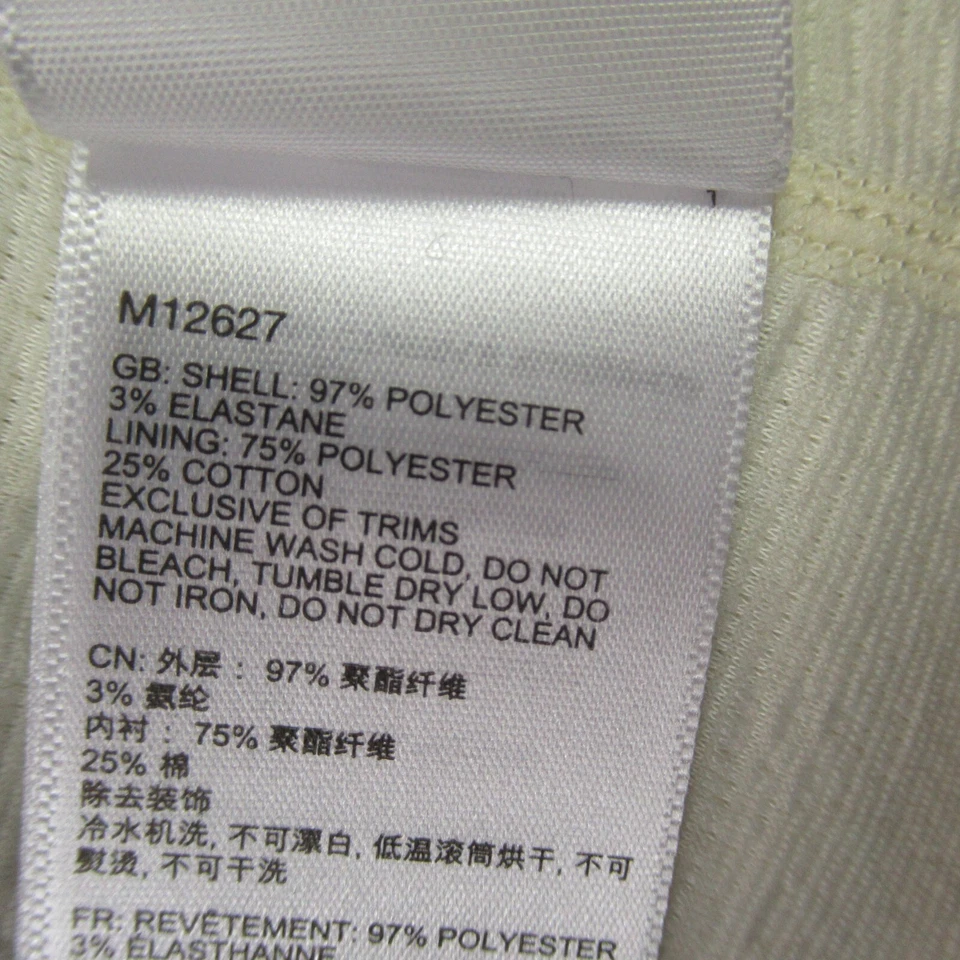 Suéter Marmot Mujer Grande Manga Larga Cuello Alto Informal Exterior Blanco Foto 4 de 4