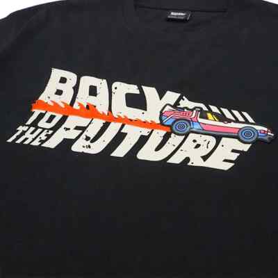 Universal Studios] Back to the Future T-shirt Size M/L Black From