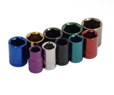 Socket Set - 10 Piece 1/2 inch - Multi-coloured (Genuine Neilsen CT0909)