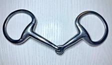 5" Eggbutt Snaffle Horse Bit, Polished Stainless Steel for English Hunter Bridle