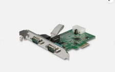 NIB StarTech 2-Port Express Serial Card 16950 UART Low Profile PEX2S953LP