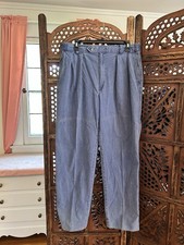 Vintage 80s Farah Pants Size 33x29 Blue